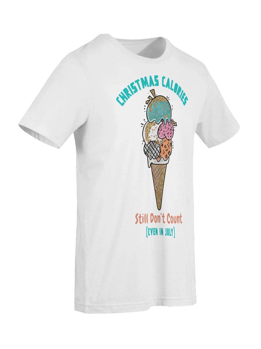 Glittery Christmas Ice Cream T-Shirt product image (62)