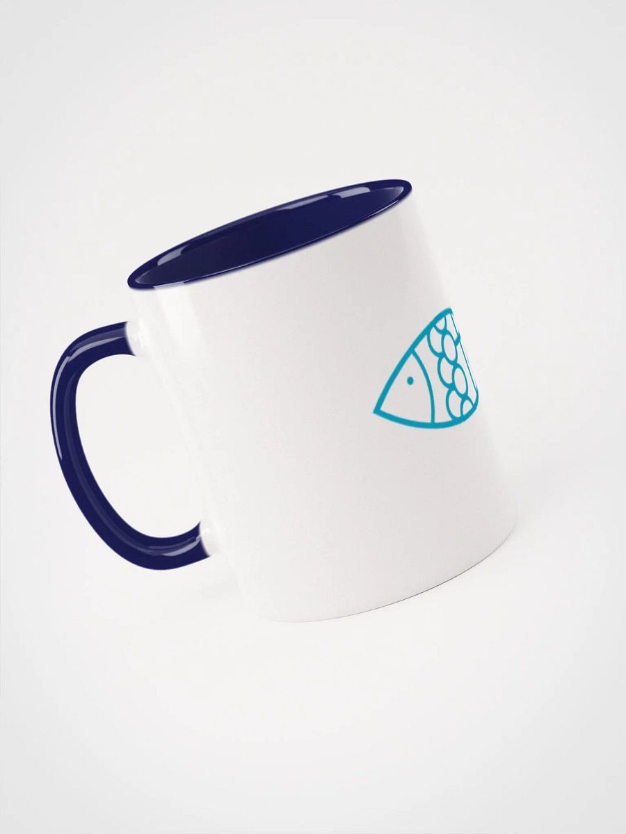 Ceramic Mug with Our Fish Logo and Color Inside product image (3)
