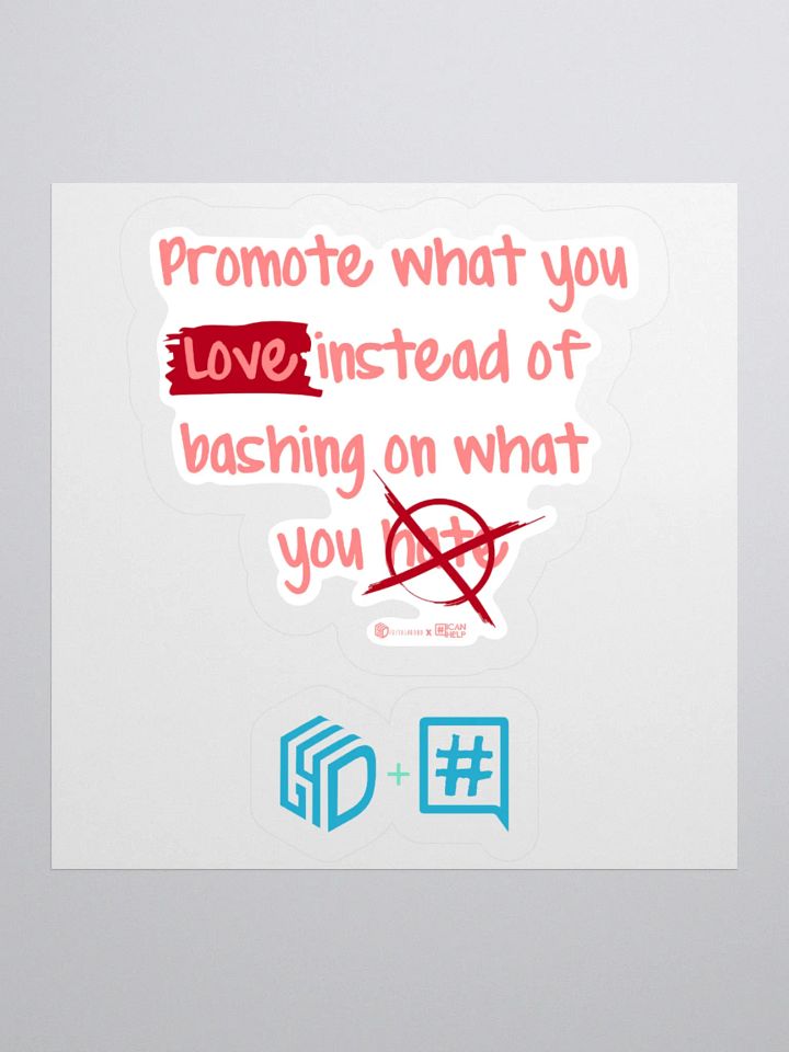 Promote What You Love Stickers product image (2)