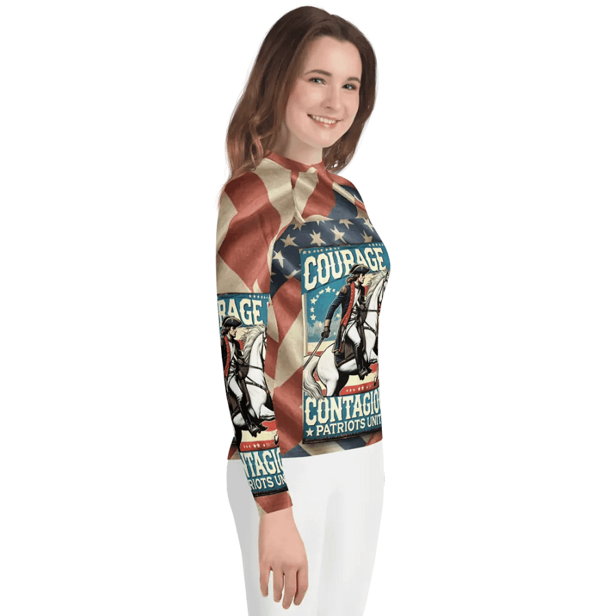 Courageous Patriots Youth Rash Guard product image (5)