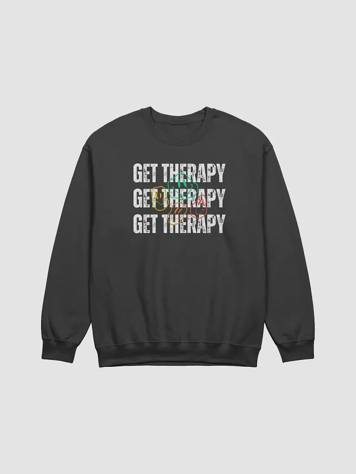 Get Therapy Smiley Faces - Crewneck Sweatshirt product image (1)