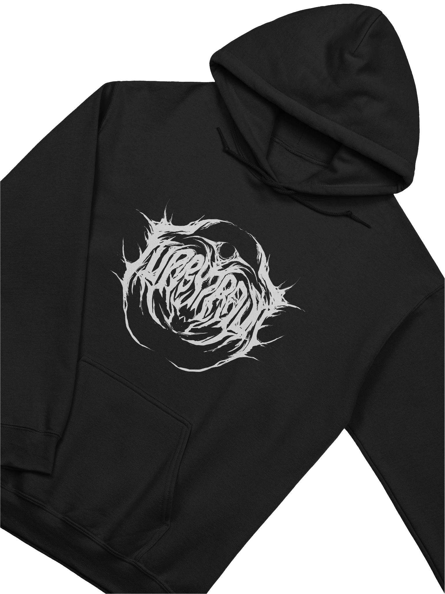Furry Trash Hoodie – Metal Logo (White Print) product image (7)