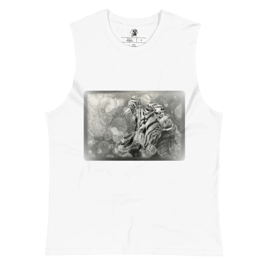Nashīnasu - Roaring Tiger White Muscle Tank product image (3)