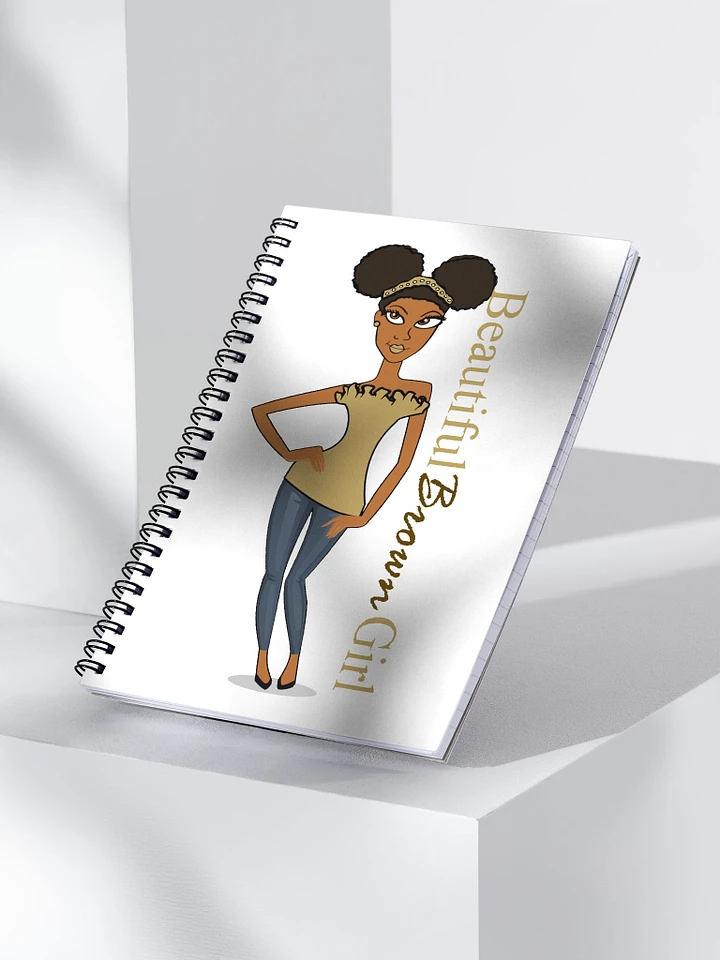 Beautiful Brown Girl Notebook product image (1)