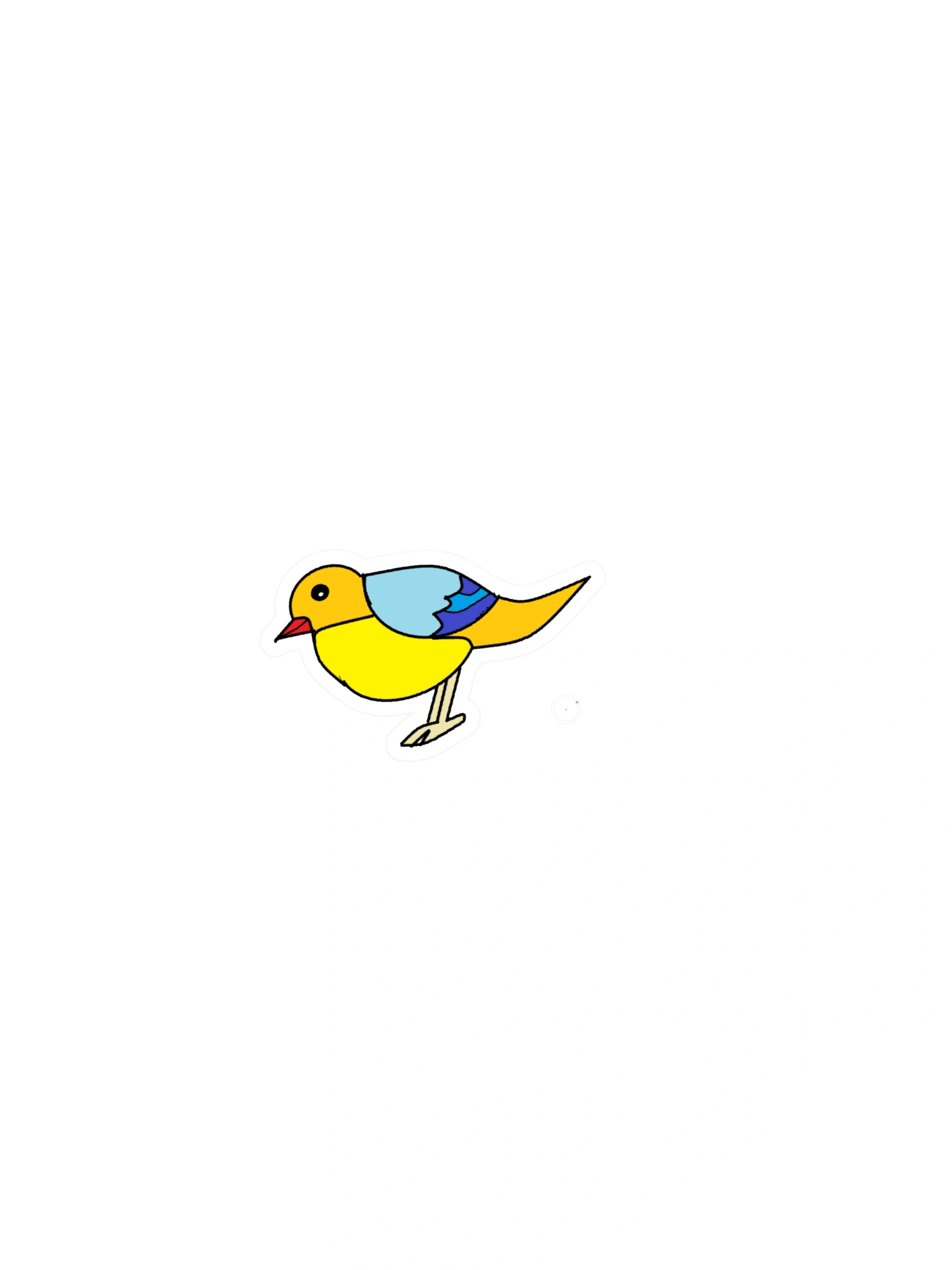 Whimsical Bird Sticker Sheet product image (1)