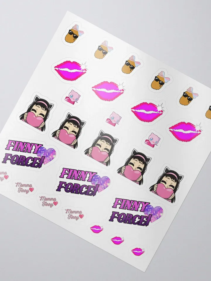 Mix and Match Finny Emote Stickers! product image (2)