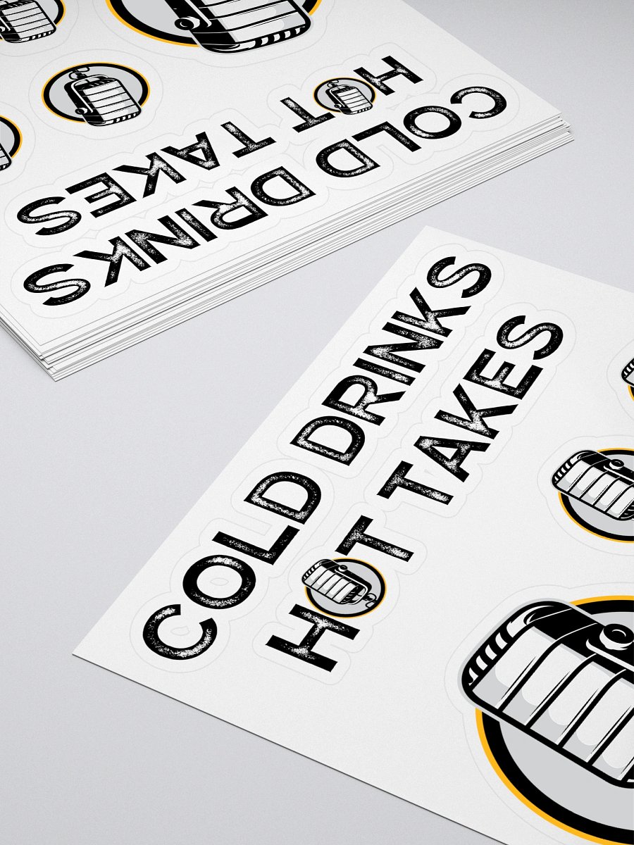 Cold Drinks, Hot Takes Sticker Pack product image (4)