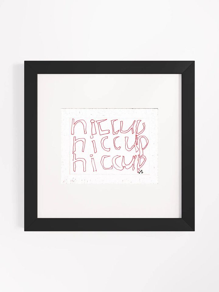 hiccup Panel Card Print Framed product image (1)