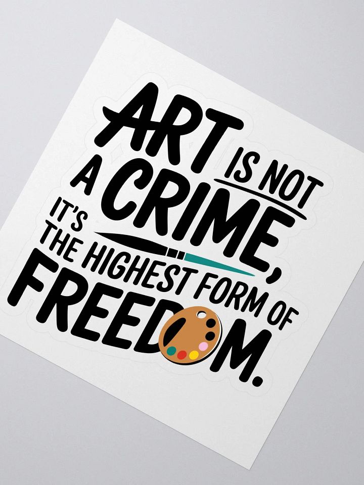 ART IS NOT A CRIME product image (2)