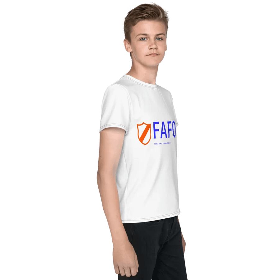 Family Always Friends Optional Shield Emblem Youth T-Shirt product image (8)
