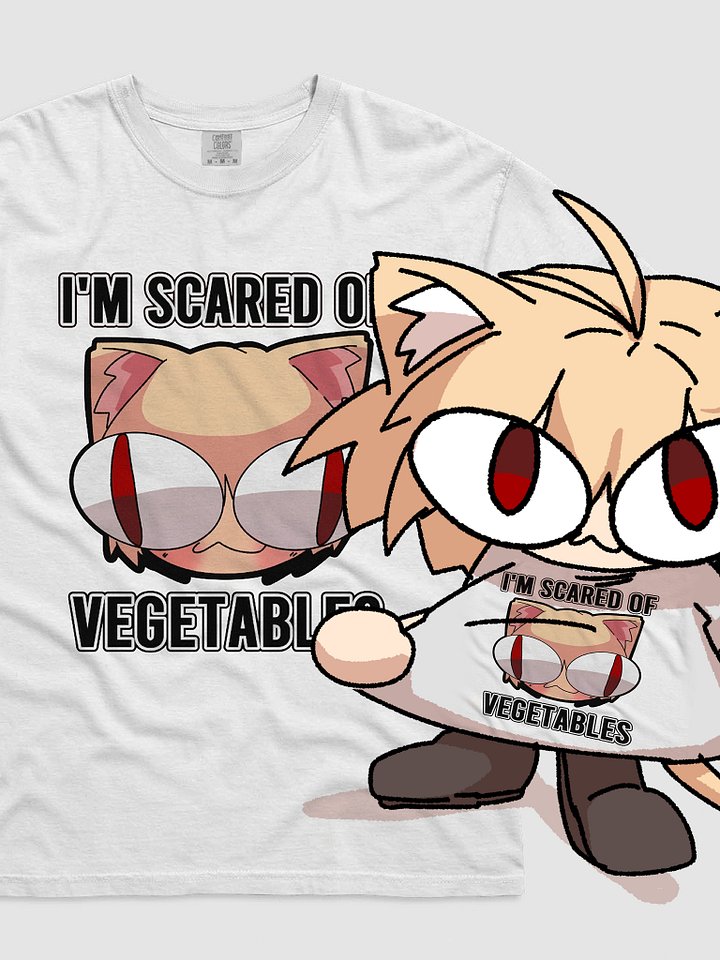 Neco Arc - I'm Scared of Vegetables (T-Shirt) product image (1)