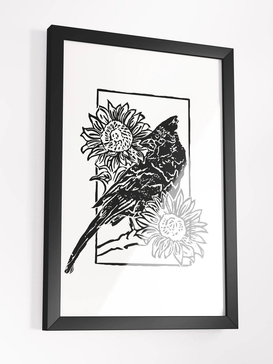 Bird Print in Black product image (3)