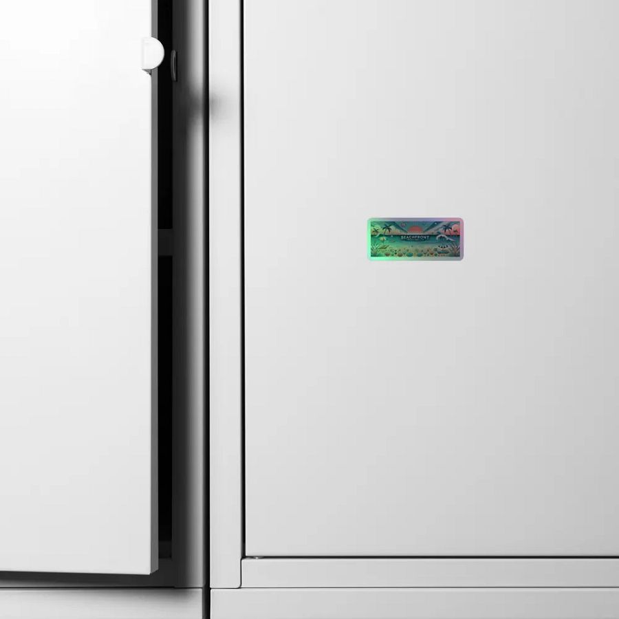 BeachFrontTreasures.com Holographic Sticker product image (4)