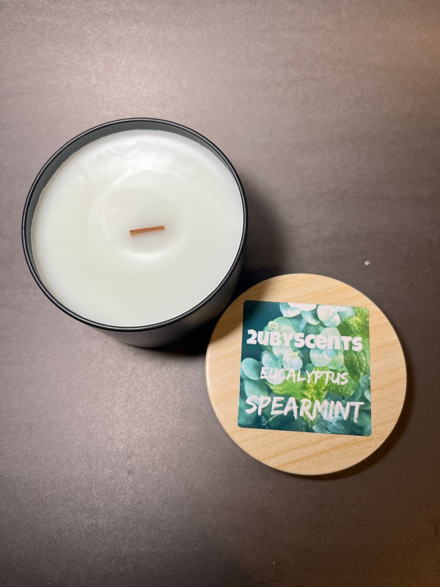 Eucalyptus Spearmint Scented 8. oz Candle product image (3)
