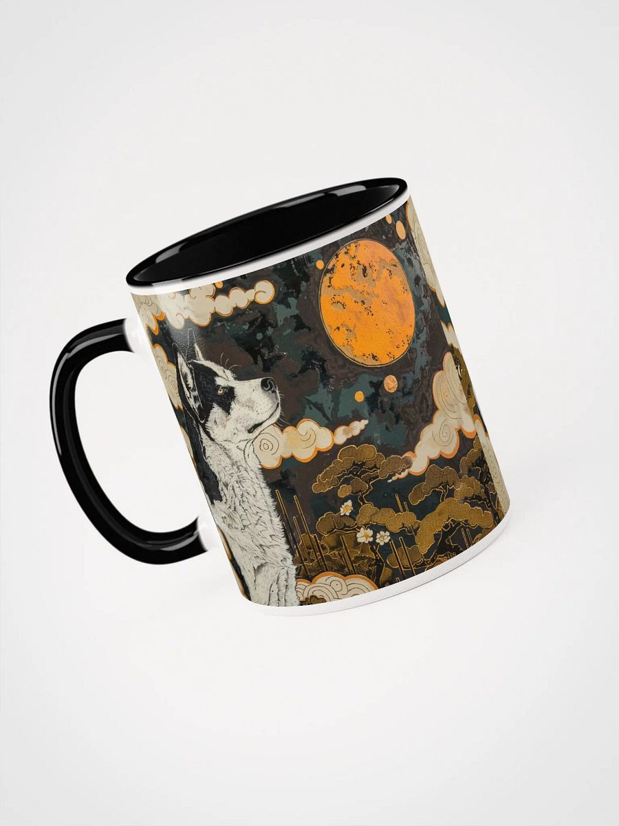 American Akita Moon Psychedelic Art product image (3)