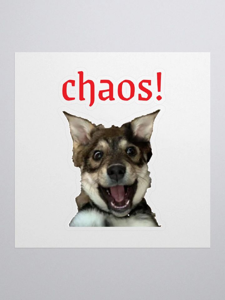 Chaos Coyote Sticker product image (1)