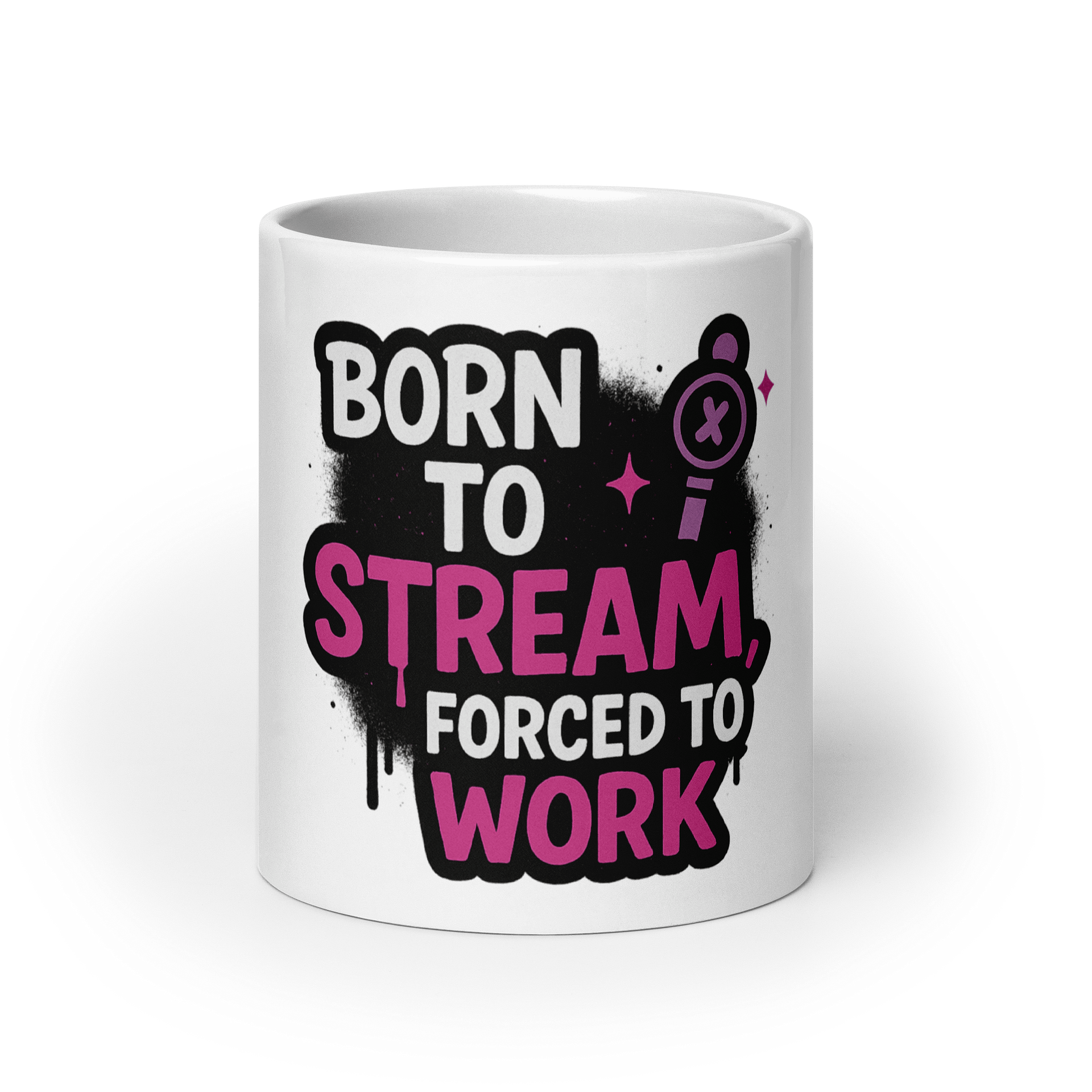 Born to Stream, Forced to Work – Gamer Mug product image (9)