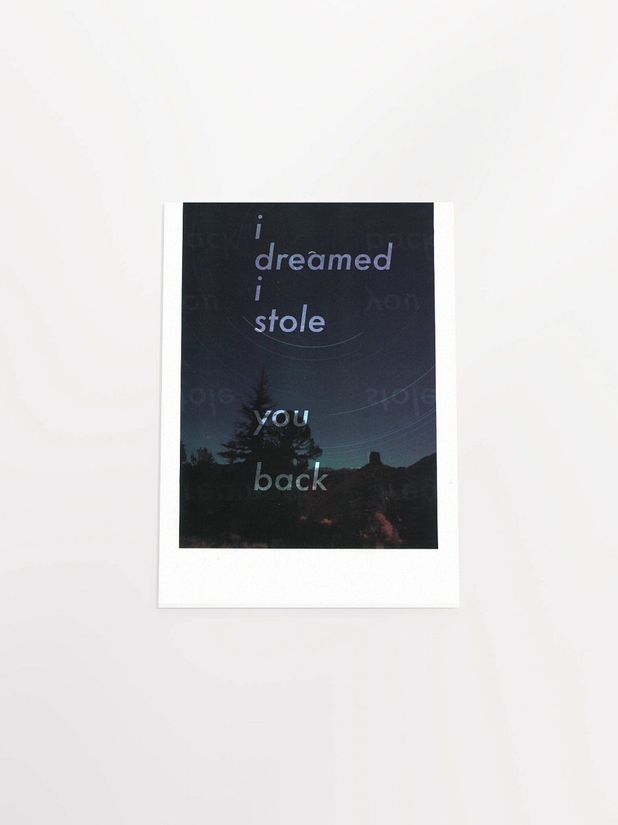 I DREAMED I STOLE YOU BACK Mixed Media Print product image (4)