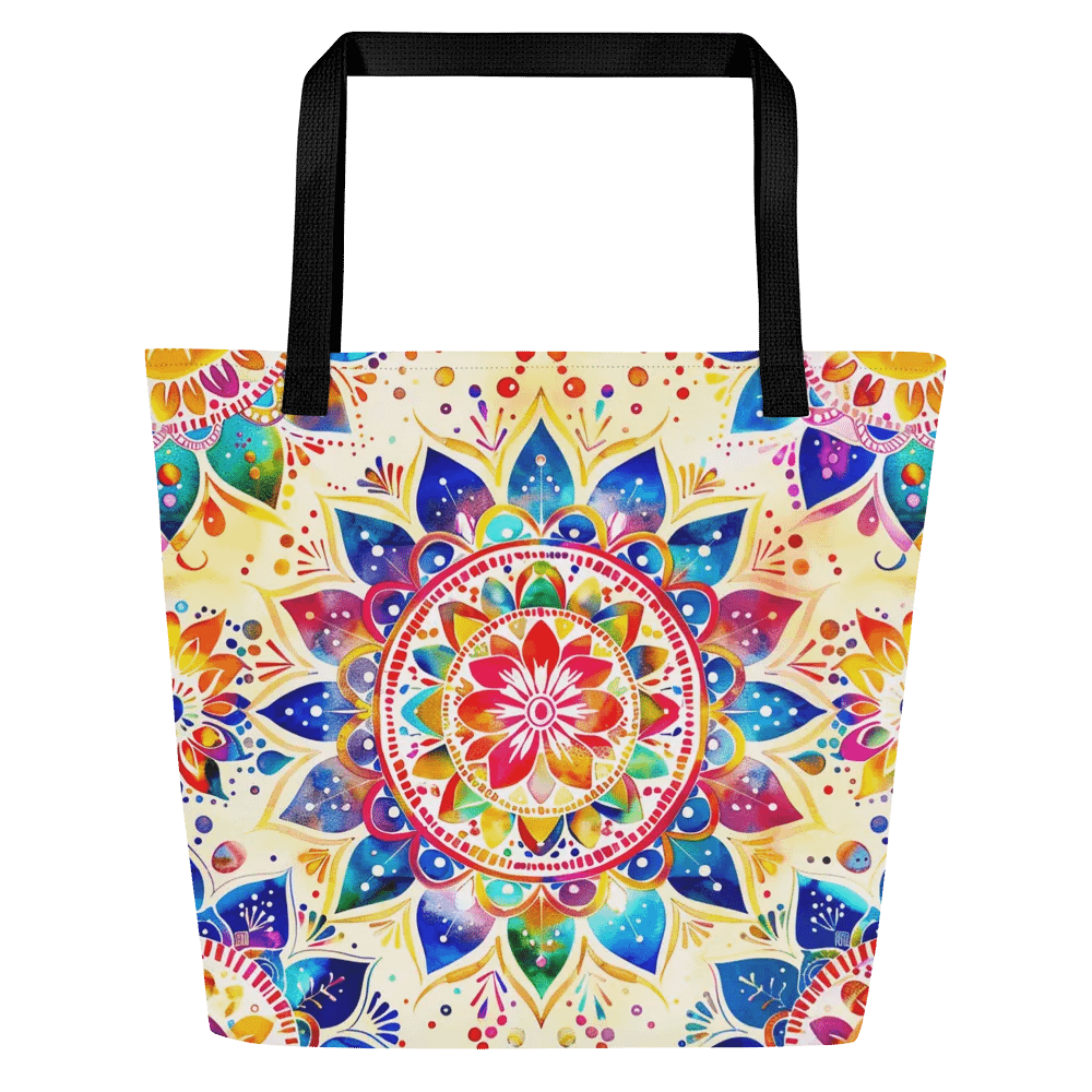 Mandala Mosaic Polyester Tote Bag product image (1)
