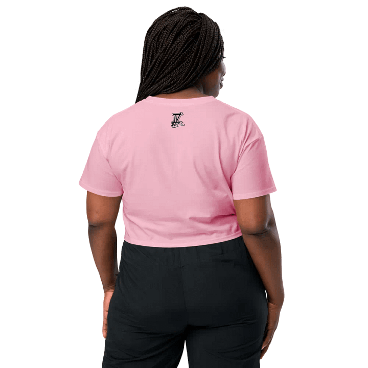 Sitting Girl Bear AS Color Women's Crop Top product image (2)