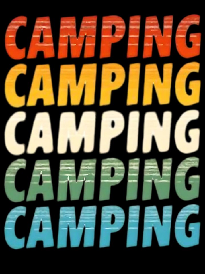 Camping Repeated Rainbow Striped product image (1)