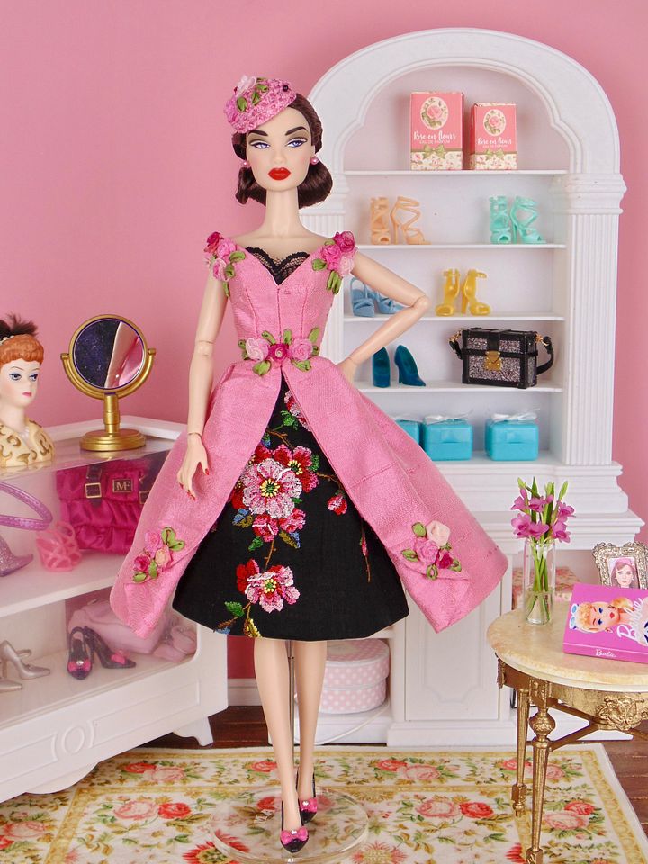 Rose in Bloom OOAK fashion for 12 inch fashion dolls product image (1)
