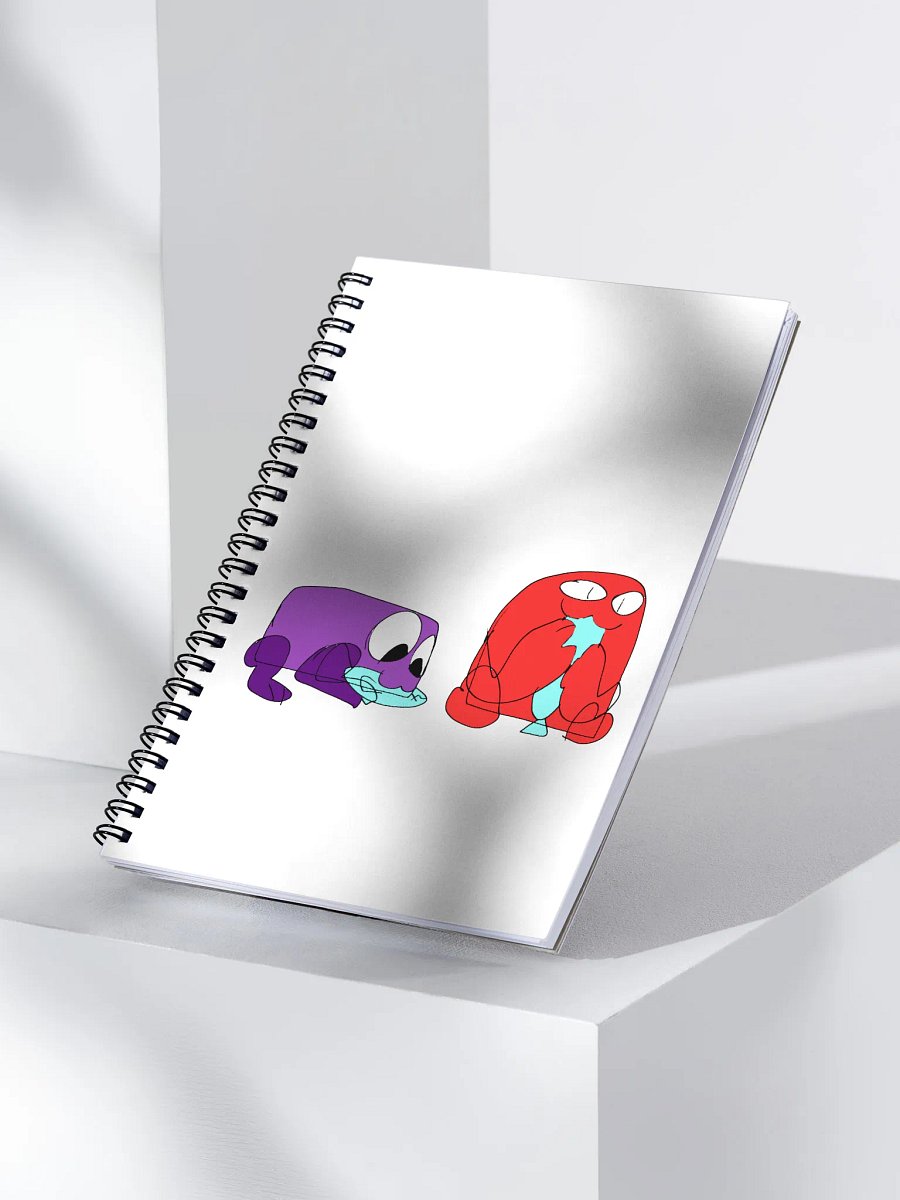 Lolly And Cuba Eating Fish Notebook product image (3)