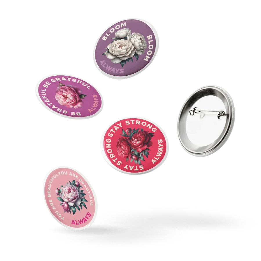 Bloom Always Pin Buttons Set product image (1)