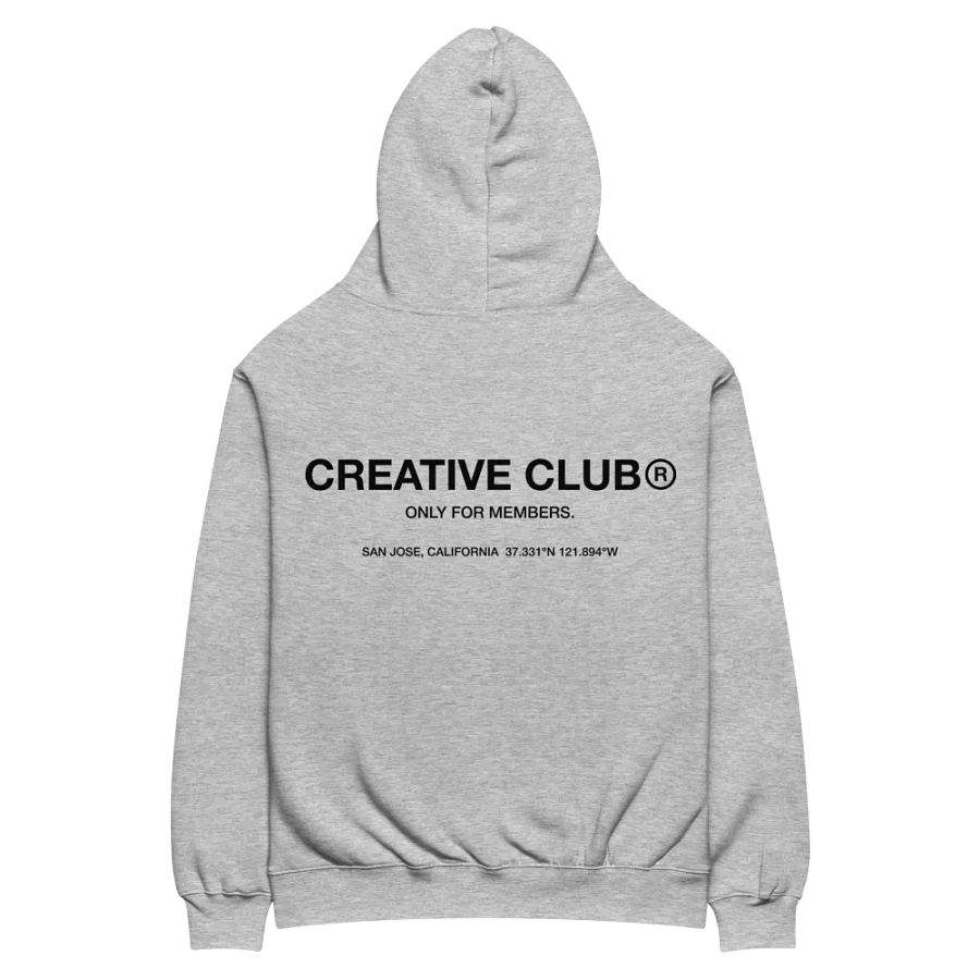 Creative Club Heather Gray Hoodie product image (4)