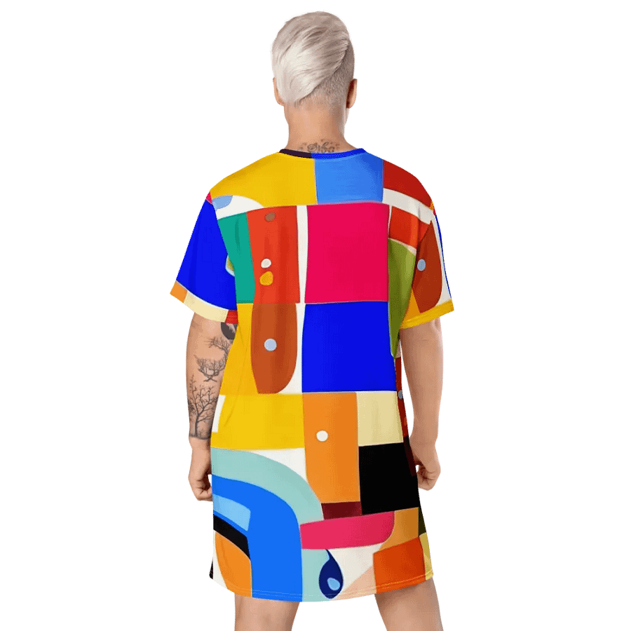 Mosaic Magic T Shirt Dress product image (9)