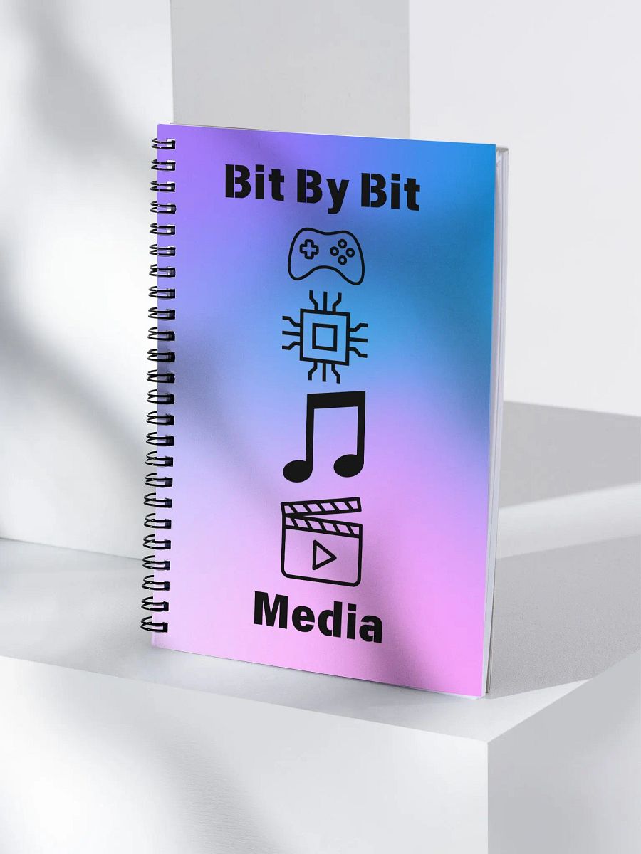 Bit By Bit Media Retro Color Scheme Spiral Notebook product image (4)