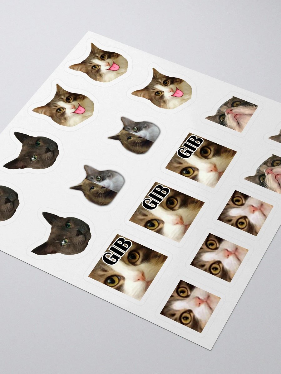 Domestic Purr Machines Meme Sticker Set product image (3)