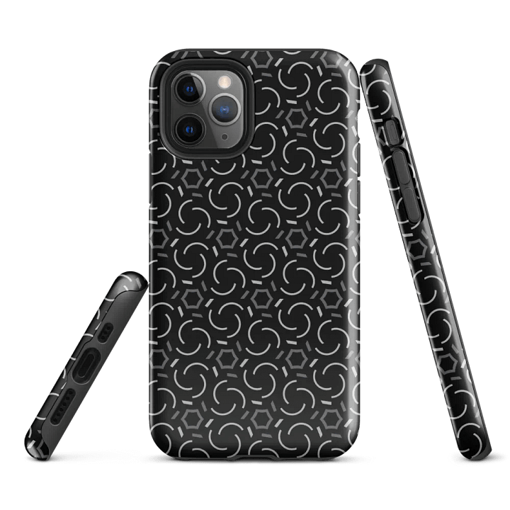 Smoke & Shadow Geometric Pattern Tough iPhone Case product image (1)