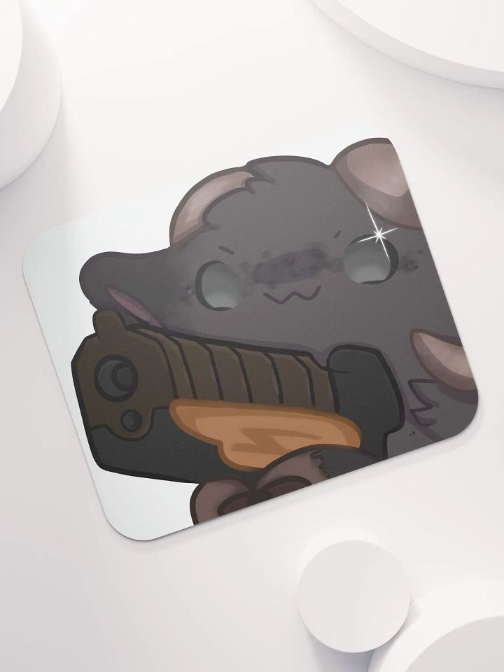 Goat With A Glock Mouse Pad product image (1)