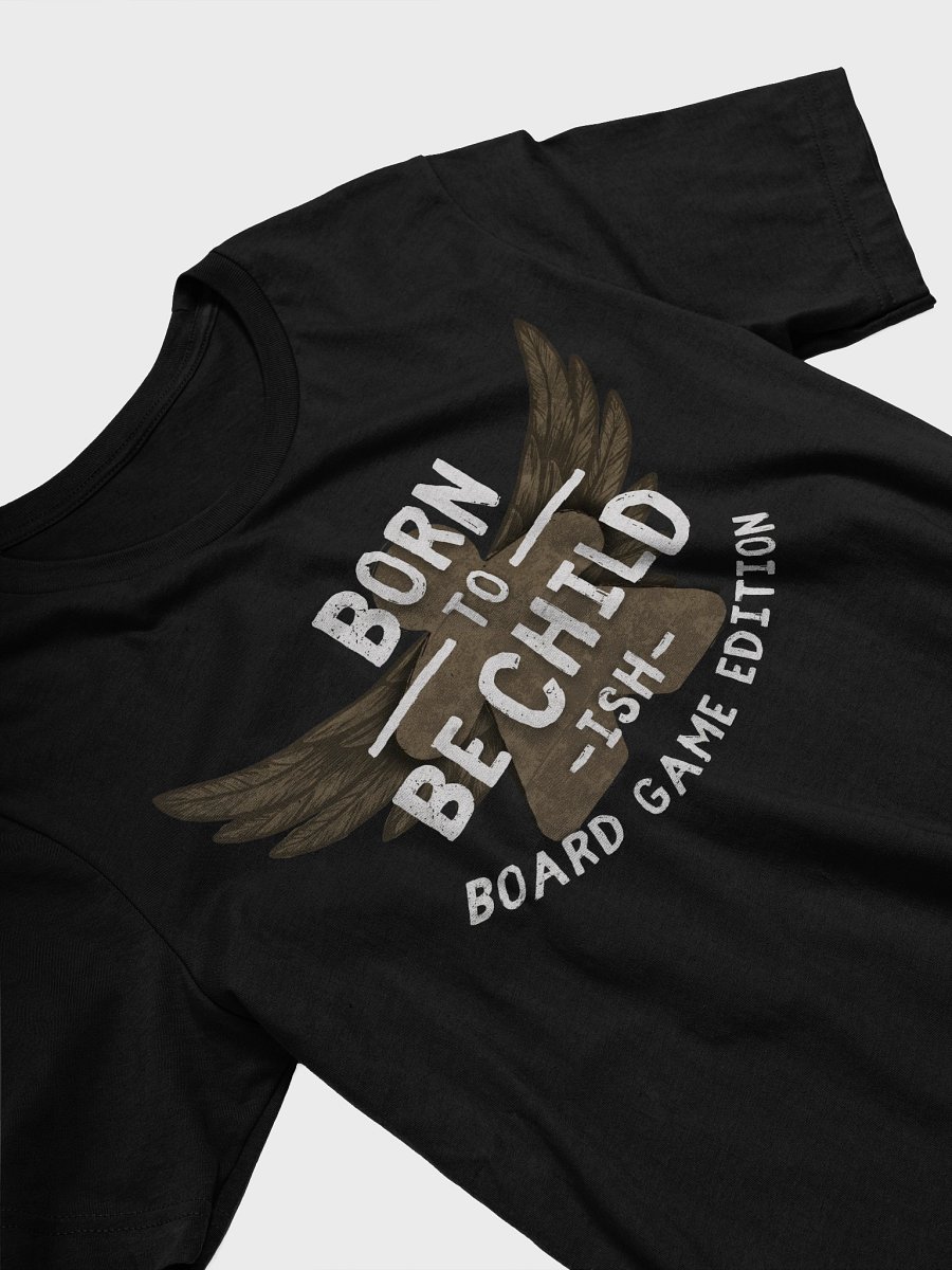 Born To Be Childish - Grunge Biker Meeple Board Game Shirt product image (5)