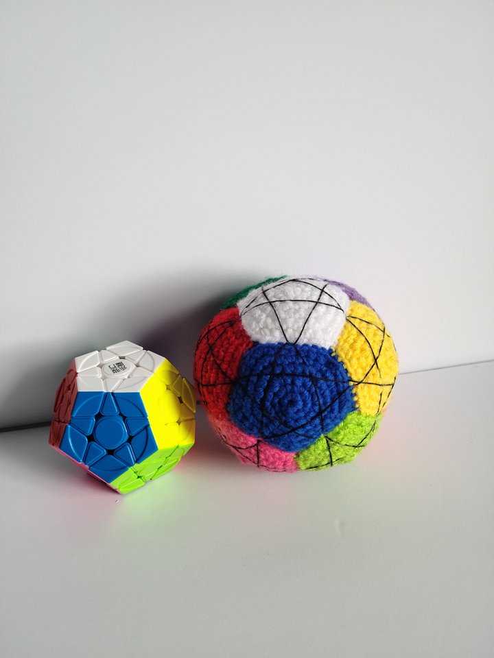 Handmade Amigurumi Megaminx Ball product image (1)