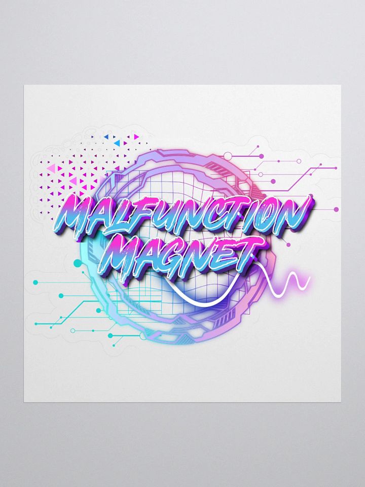 Malfunction Magnet Sticker product image (1)