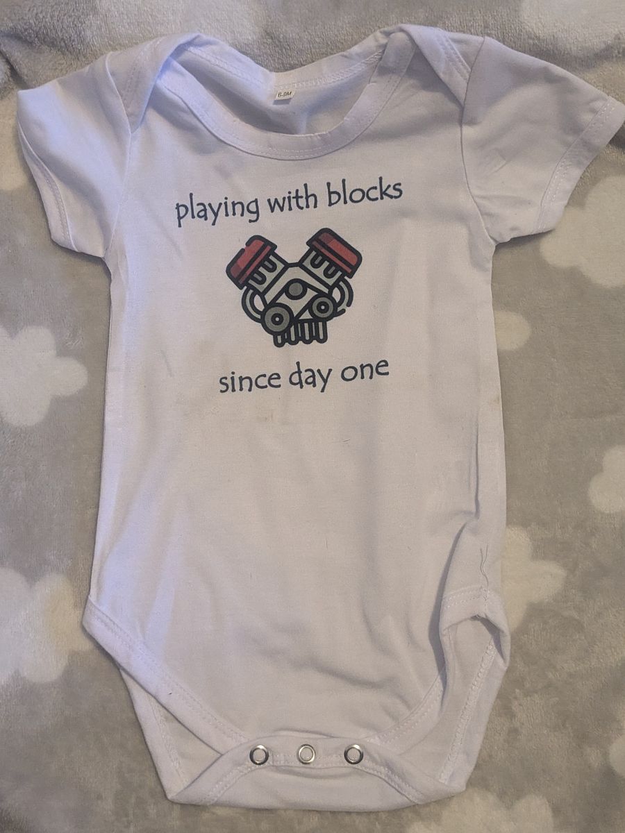 Playing With Blocks Onsie product image (1)