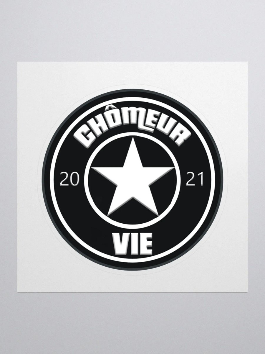 STICKER CHÔMEUR VIE product image (1)