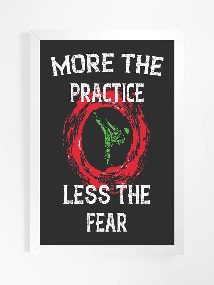 Fitness/Martial Arts Framed Poster - More the Practice product image (1)