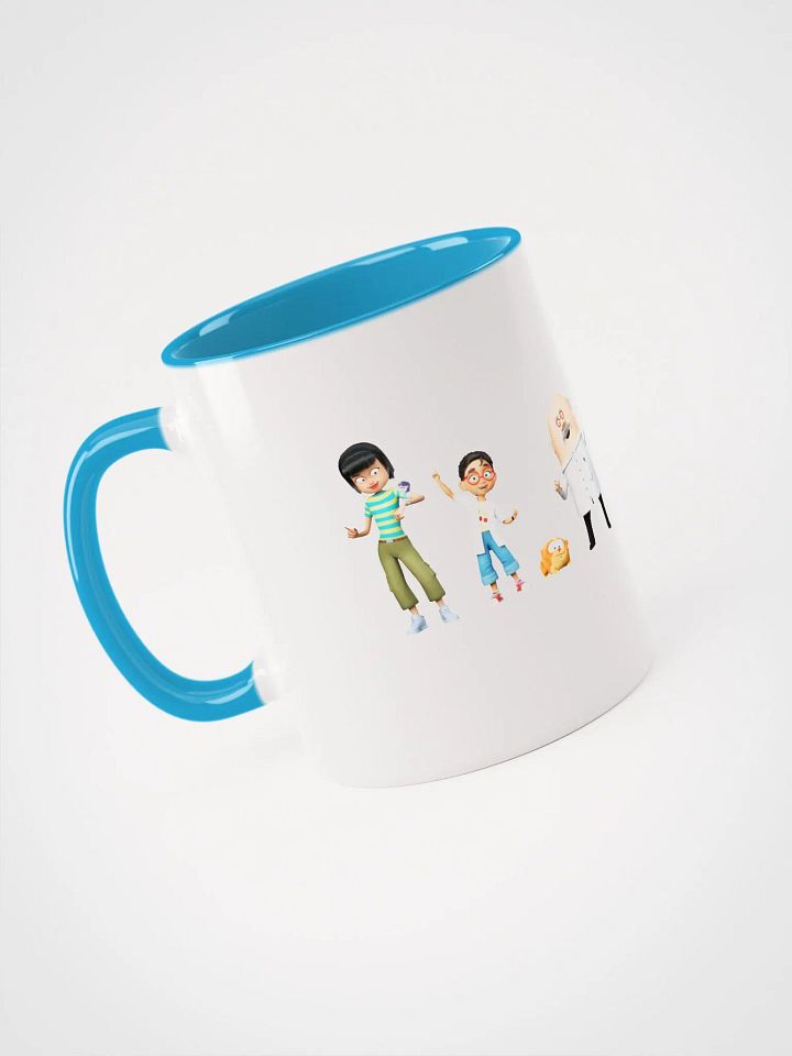Prof. Eggtop Character line up Two Tone Mug product image (1)