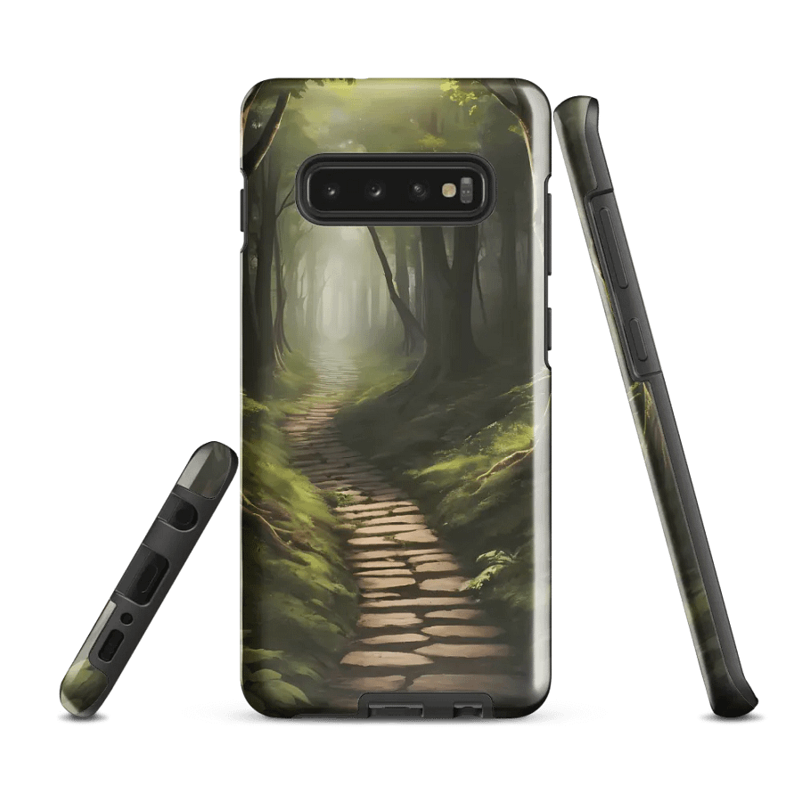Woodland Stepping Stone Path Samsung Galaxy Case product image (1)