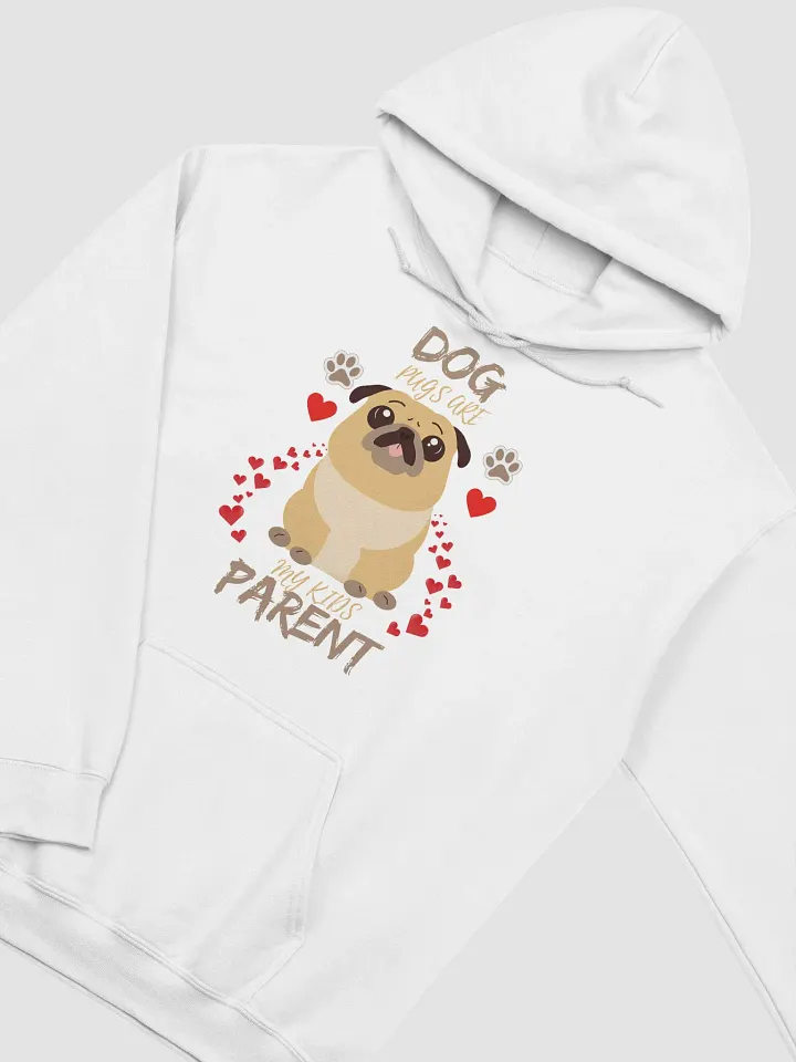 Pawsitively Adorable Pug Love Hoodie product image (91)