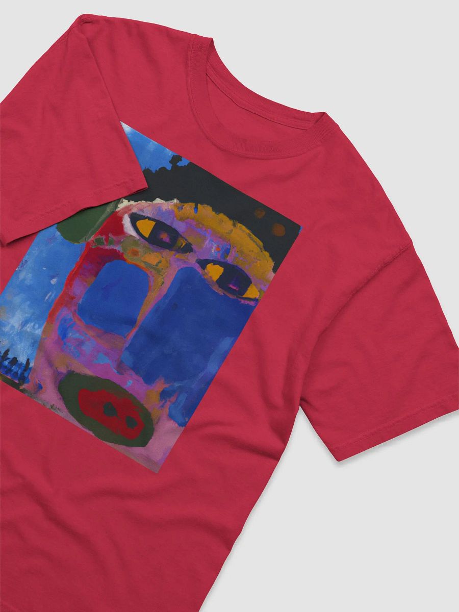 Abstract Face Art T-shirt Earthy product image (3)