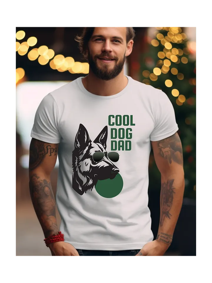 Cool Dog Dad German Shepherd T-Shirt product image (7)
