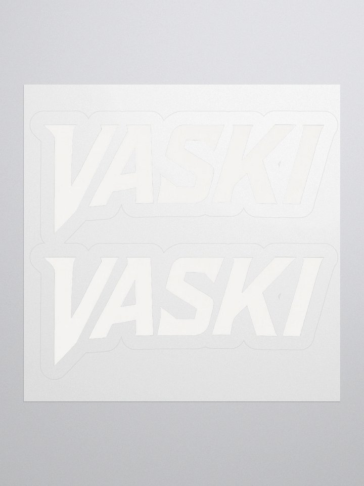 White Logo Sticker product image (3)