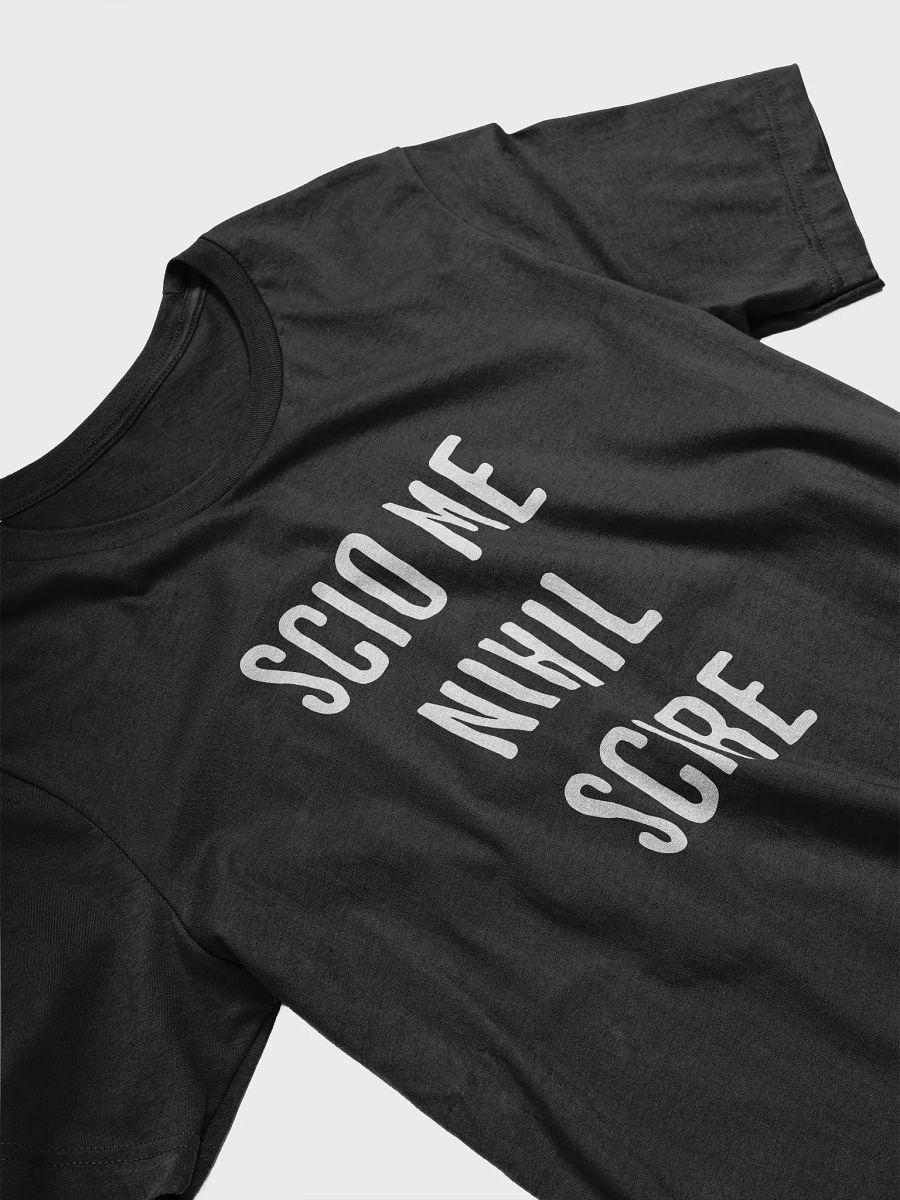 Scio me nihil scire Tshirt product image (8)