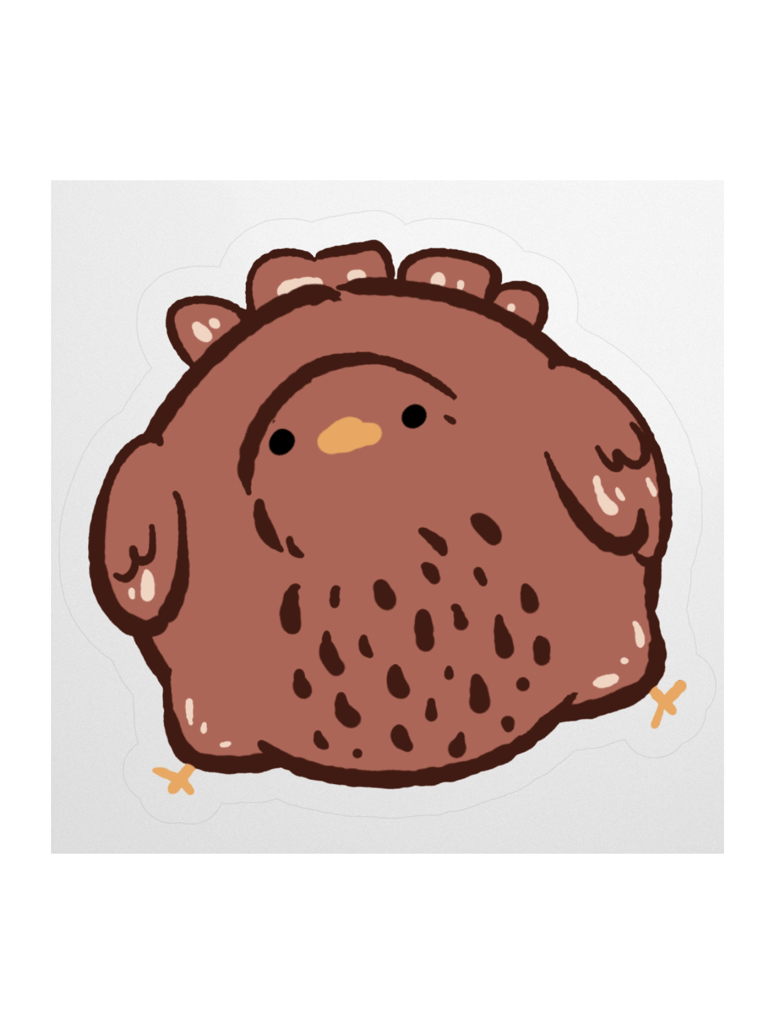 Nuna's chicken "bORB" sticker product image (2)