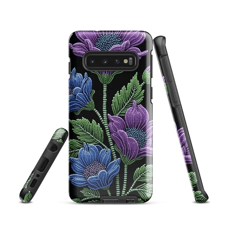 Faux Beaded Floral Samsung® Tough Case product image (1)
