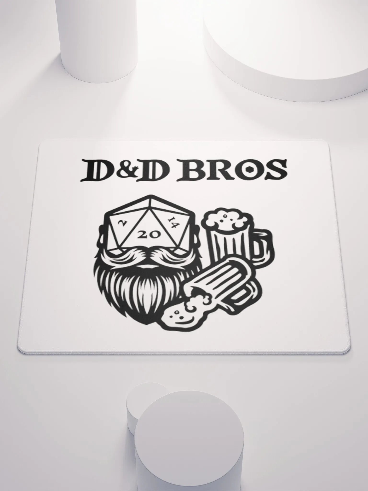 Bros logo gaming mouse pad product image (1)